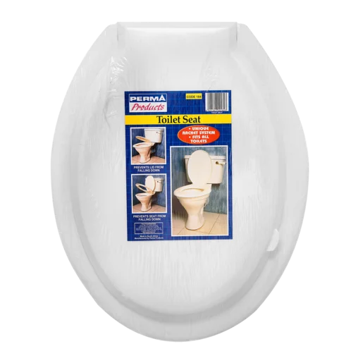 Blue Dolphin White Budget Toilet Seat