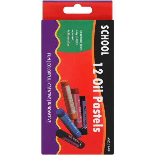 Oil Pastel Colour Set 12 Pieces