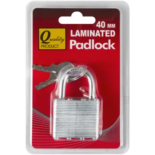 Quality Laminated Padlock 40mm