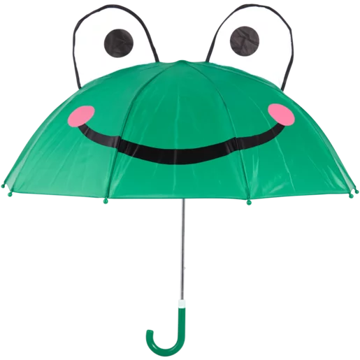 POPPINS Green Frog Kids Umbrella