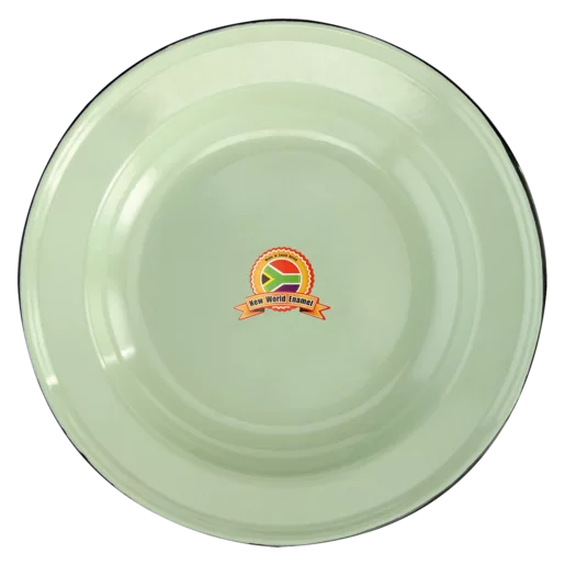 New World Enamel Soup Plate 22cm
