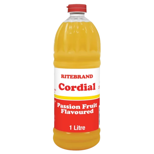 Ritebrand Passion Fruit Flavoured Cordial 1L