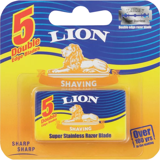 Lion Super Stainless Razor Blades 5 Pack
