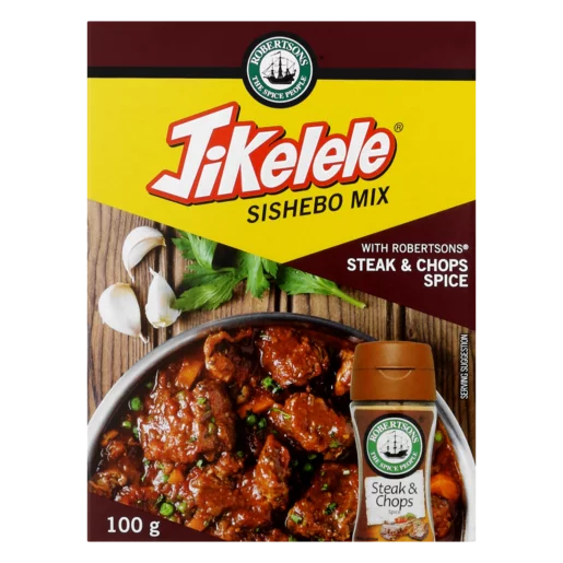 Robertsons Jikelele All in One Sishebo Mix with Robertsons Steak and Chops Spice 100g