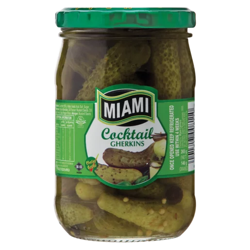 Miami Cocktail Gherkins 265g