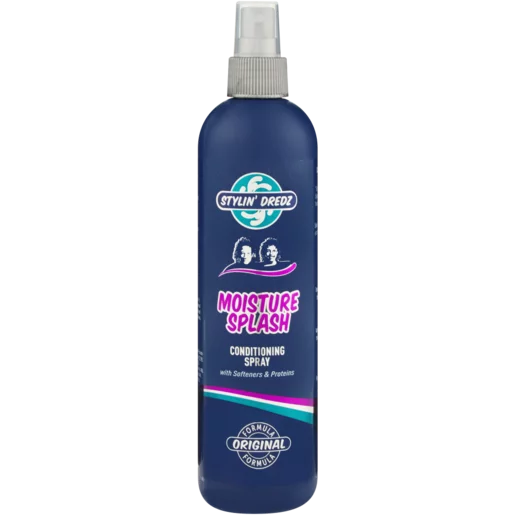 Stylin' Dredz Moisture Splash Conditioning Spray With Softeners & Proteins 350ml