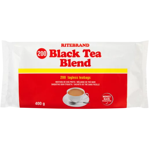 Ritebrand Tagless Teabags 200 Pack