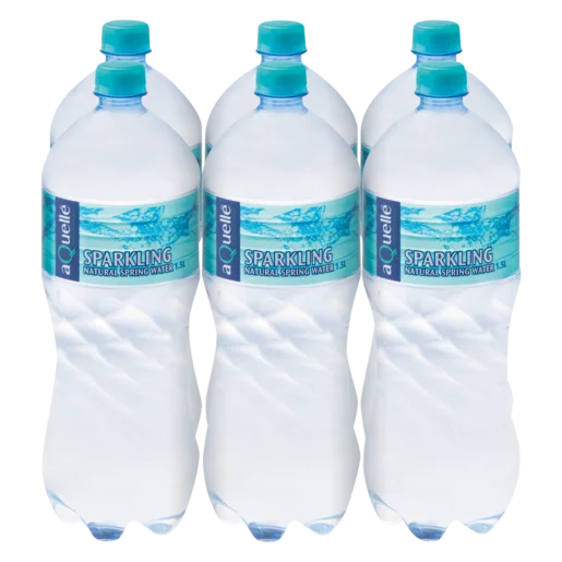 aQuellé Sparkling Natural Spring Water 6 x 1.5L