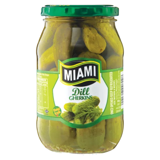 Miami Dill Gherkins 380g