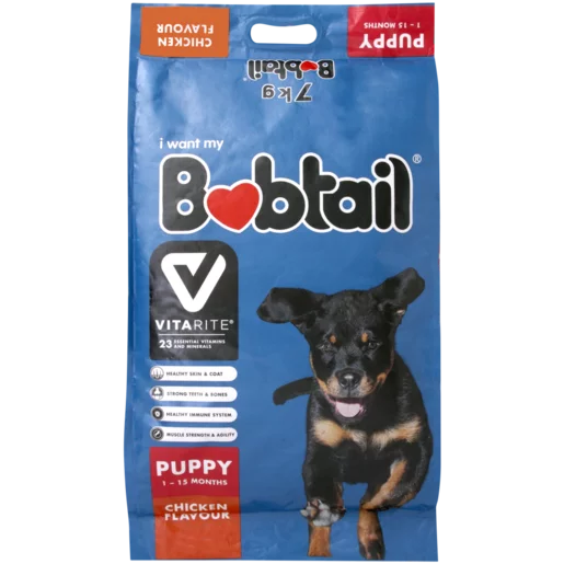 Bobtail Chicken Flavoured Puppy Food 7kg