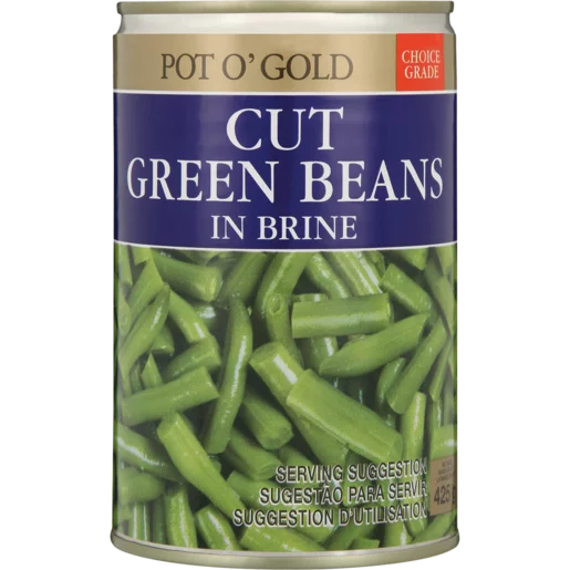 Pot O' Gold Green Beans Cut In Brine 425g