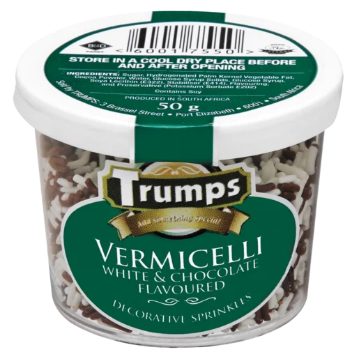 Trumps Vanilla And Chocolate Vermicelli 50g
