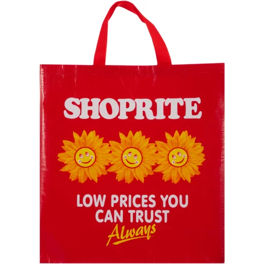 Red Large Sunflower Shopping Bag