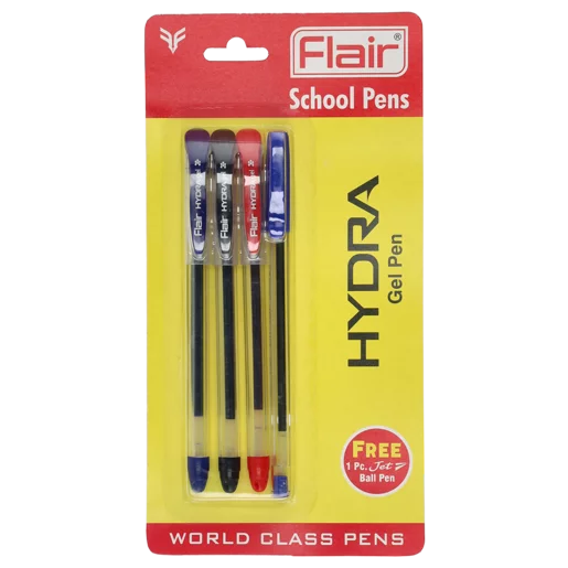 Flair Hydra Gel Pen 0.6mm 4 Pack