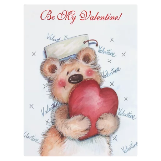 Large Musical Valentines Day Card