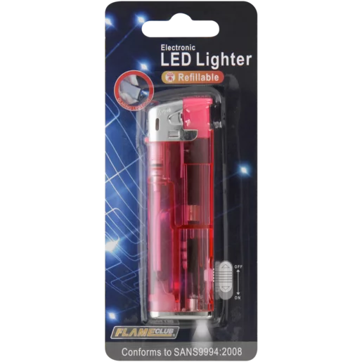 Flame Club LED Lighter (Colour May Vary)