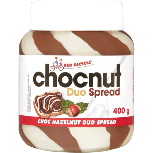 Red Bicycle Hazelnut Duo Chocolate Spread 400g