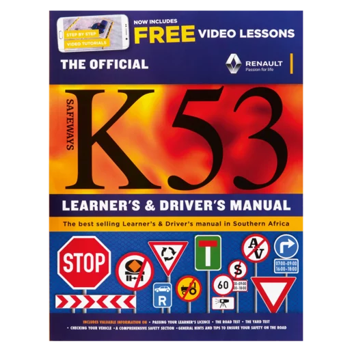 K53 Learners & Driver's Manual Book (Cover May Vary)