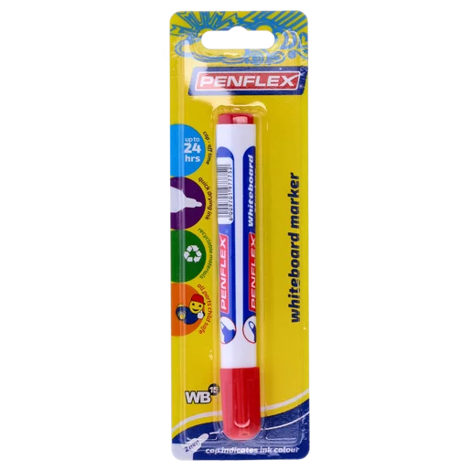 Penflex Red Whiteboard Marker 2mm