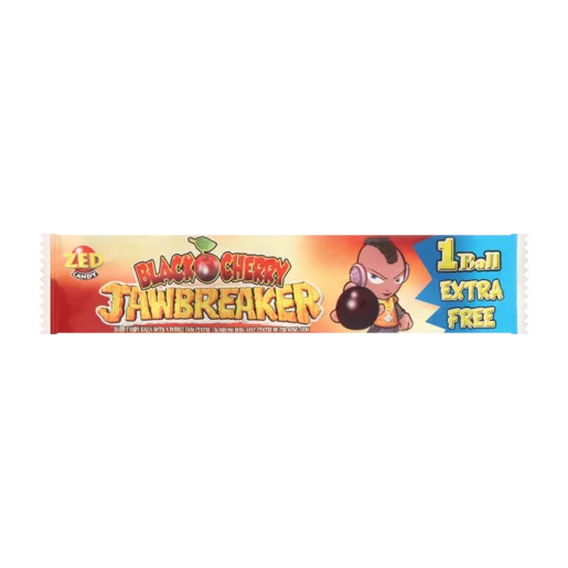 Zed Candy Black Cherry Flavoured Jawbreaker Candy 41.5g