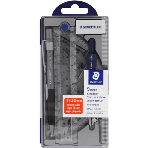 Staedtler Compass School Kit 9 Piece