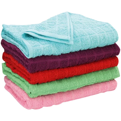 Essentials Checked Bath Towel 70 x 130cm (Colour May Vary)