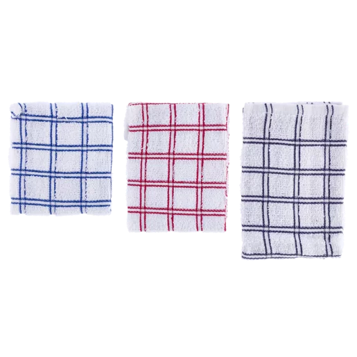 Essentials Zorra Kitchen Swabs 3 Pack (Colour May Vary)