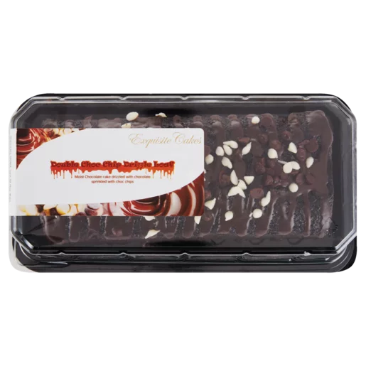 Exquisite Cakes Double Choc Chip Drizzle Loaf 800g
