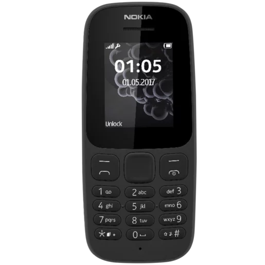 Nokia 105 Black Cellphone