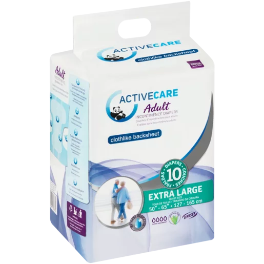 Active Care Extra Large Adult Protective Diapers 8 Pack