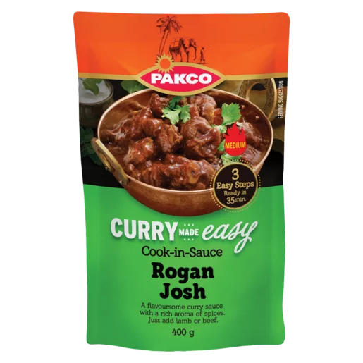 Pakco Rogan Josh Cook-In-Sauce 400g