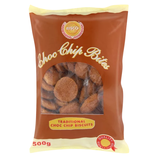 Bisco Plus Choc Chip Biscuits 500g