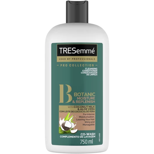 TRESemmé Pro Collection Botanic Moisture & Replenish Co-Wash Conditioner 750ml