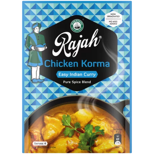 Rajah Chicken Korma Cook-In-Sauce Sachet 15g