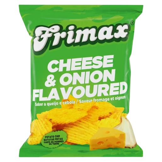 Frimax Cheese & Onion Flavoured Potato Chips 125g
