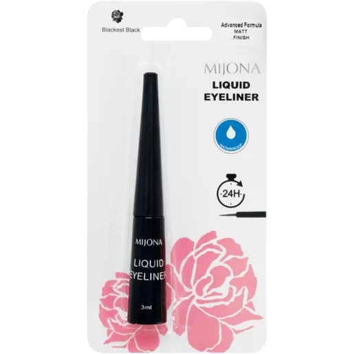 Mijona Blackest Black Liquid Eyeliner 3ml