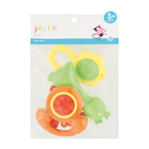 Jolly Tots Crab & Giraffe Rattle Set 3 Months +
