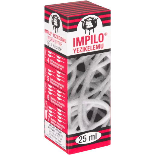 Impilo Yezikelemu Worm Syrup Bottle 25ml