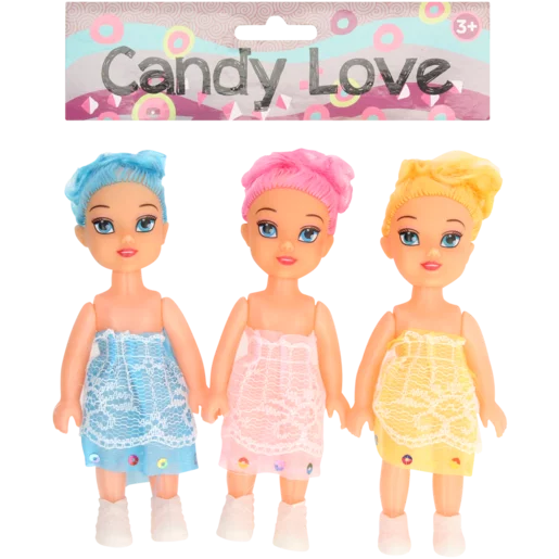 Candy Love Dolls 15cm 3 Piece (Type May Vary)