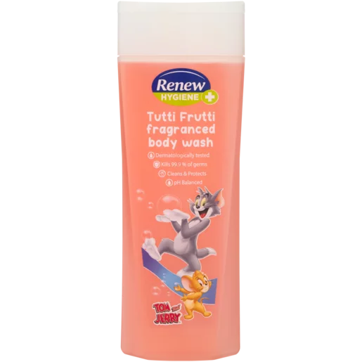 Renew Hygiene Tutti Frutti Fragranced Kids Bodywash 400ml
