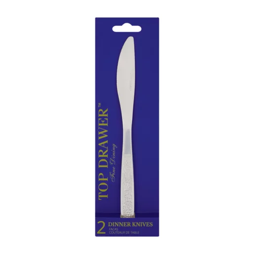 Top Drawer Fine Dining Dinner Knives 2 Pack