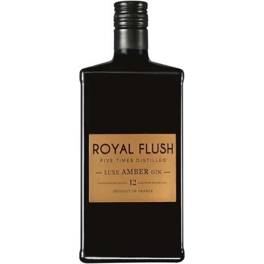 Royal Flush Luxe Amber Gin Bottle 750ml