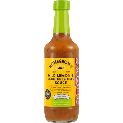 Homegrown Mild Lemon & Herb Pele Pele Sauce 250ml