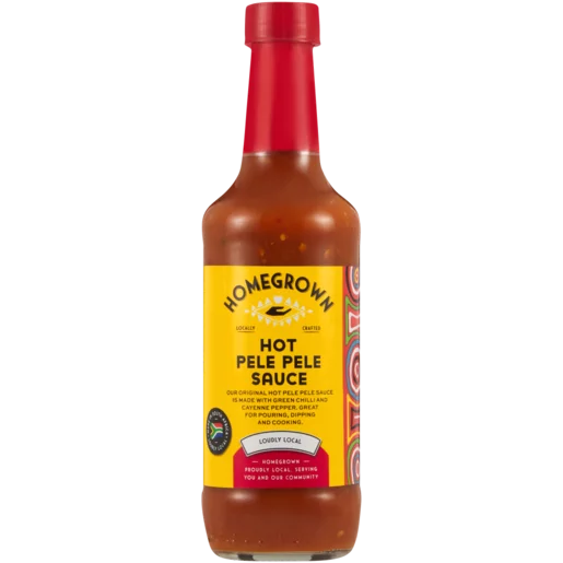 Homegrown Hot Pele Pele Sauce 250ml