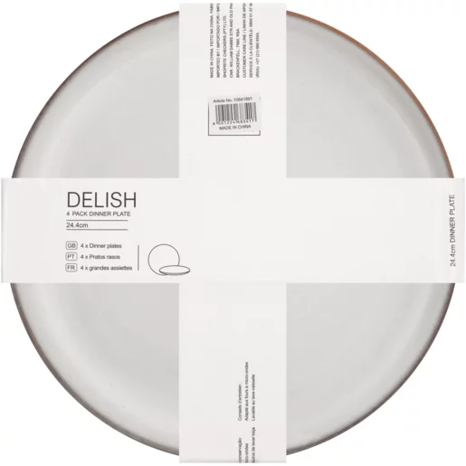 Delish Dinner Plates 4 x 24.4cm
