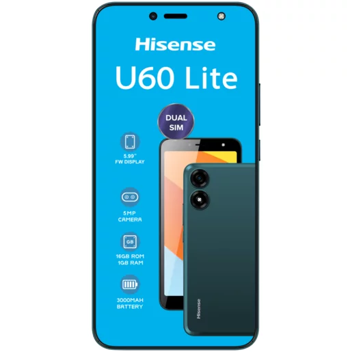 Hisense Green U60 Lite Dual SIM Smartphone Cellphone (Vodacom)