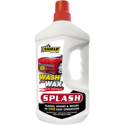 SHIELD Car Care Wash Plus Wax Car Shampoo 1L