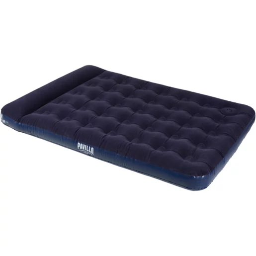 Bestway Pavillo Double-Flocked Navy Blue Double Air Mattress