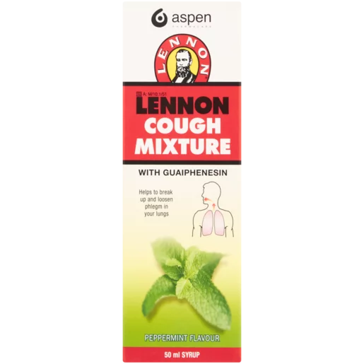 LENNON Peppermint Flavour Cough Mixture 50ml