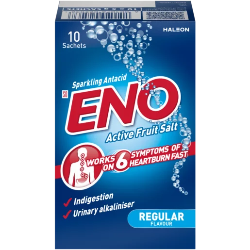 ENO Regular Flavour Active Fruit Salt 10 x 5g
